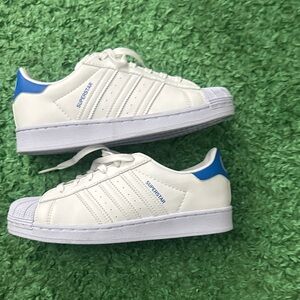 adidas Kids Shoes in White and Blue